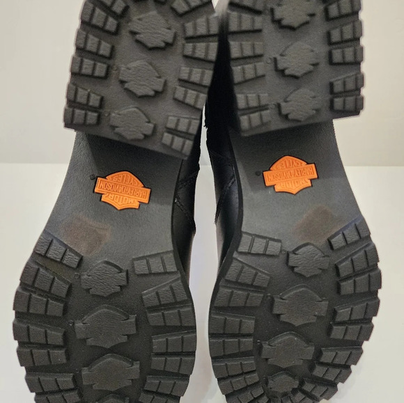 Harley-Davidson Womens Black Howell Harness Biker Boots Waterproof, sz 9.5 - Picture 10 of 14